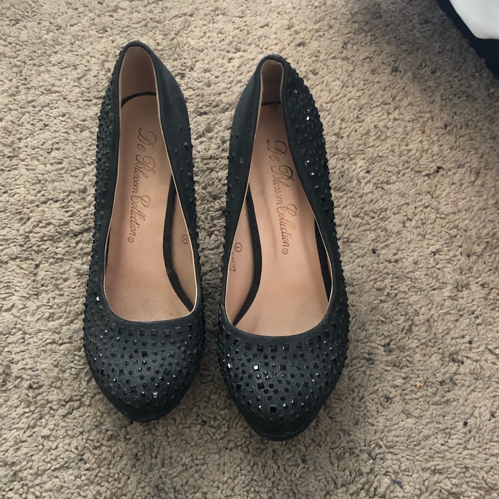 Rhinestone Heels